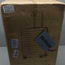 Checked 24inch Luggage with Spinner Wheels,Expandable