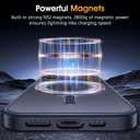 Supdeal Magnetic Kickstand for iPhone 14 Pro Case, Compatible with MagSafe 360 Rotatable Ring Stand Holder, Non-Slip Hard Matte Translucent Cover Military-Grade Shockproof Phone Case, 6.1", Black