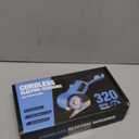 Cordless Electric Scissors,4V Rechargeable Cardboard Cutter Heavy Duty Scissor with Safety Lock & LED Light for Box Carpet Plastic Fabric(Blue