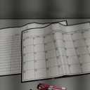 Cinch Magnetic Dry Erase Calendar & Chores Chart for Kids Bundle for Fridge: 2 Boards Included 17"x12", 6 Fine Tip Markers & Large Eraser w/Magnets, Chore Chart Magnetic Board for Kids and Adults