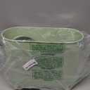 Bathroom Can with Lid 3.2 Gallon Narrow Can Small Plastic Bin 12 Liter with Press Type Lid for Bedroom Bathroom, Mint Green