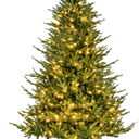 7 FT Pre-Lit Artificial Christmas Tree Hinged 1130 Branch Tips & 380 LED Lights