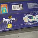 Pampers ZZZ Overnight Diapers, Size 4 (22-37 lbs), 104 Count, Nighttime Protection Disposable Baby Diaper, Night Time Leak and Skin Protection