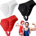 Hoteam 3 Pcs Wrestling Soft Ear Guard Grappling Headgear Kids Wrestling Gear Protective Headgear for Kids Youth Adults Boys Girls MMA BJJ Jiu Jitsu, 3 Colors