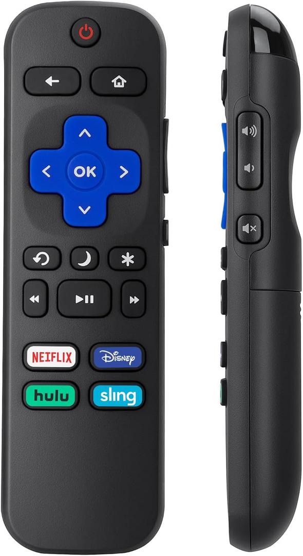 Replacement for Roku Smart TV Remote Control, Compatible for TCL Roku/Hisense Roku/Onn Roku/Westinghouse Roku/Insignia Roku TVsOnly for Roku TV