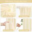 Light Champagne Backdrop Curtains with Lights String for Parties,10x10FT Wrinkle Free Wedding Photo Backdrop Curtains for Baby Shower Birthday Ceremony Reception Home Party Decorations-5ft x 10ft
