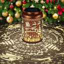 Birthday Gifts for Women Mom Grandma Solar Lantern Outdoor Waterproof, Gardening Gifts for Women, Christmas Garden Decor Hanging Solar Lights Yard Decorations Outdoor, Backyard, Patio, Porch