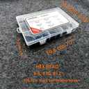 Black Self Tapping TEK Screws Assortment,410 Stainless Steel #8#10#12 Hex Head Self Drilling Screws for Metal