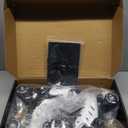 Kuxuan Skates Roller Skates for Girls and Boys Kids, 4 Sizes Adjustable Fun Kids Toddler Rollerskates with Light up Wheels for Teens Women Indoor Outdoor (Medium, White)