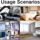 Car Air Freshener 2 Pack Hanging Air Freshener Diffuser - Fragrance Oil Air Diffuser for Car, 60+ Days Long Lasting FragranceSuitable for both men and women (2 bottles, bluebell flower)