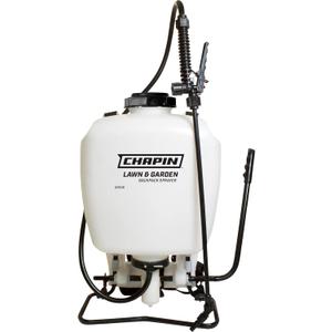 Chapin 60100 4 Gallon Backpack Sprayer for Lawn and Garden, Translucent