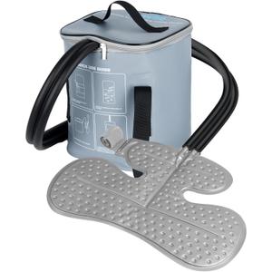 Portable Ice Machine for Shoulder After Surgery, 10 Quart Rotator Cuff Cold Therapy Machine with Programmable Timer, Home Cryotherapy System for Shoulder Replacement Post-Surgery Swelling, Sprains (Gray)