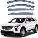 Window Visors Rain Guards for Cadillac XT4 MK1 2018+ Accessories,Side Window Wind Deflectors for Cadillac XT4 MK1 2018 2019 2020 2021 2022 2023 2024 2025, 4 PCS