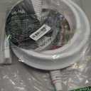 Hi-Na 3ft/5ft/6ft/8ft/10ft Collapsible Shower Threshold Water Dam Water Barrier for Shower and Water Stopper Keeps Water Inside Water Threshold for Wet and Dry Separation (5ft, White)