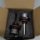 SEALIGHT 9007/HB5 Bulbs 46000LM, 9007 Bulbs 6500K Cool White Fog Lights, 60000+ Hours‚Äô Lifespan with 15000RPM Cooling Fan, 1:1 Mini Size QuickInstall Plug and Play, Pack of 2