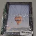 7x10 Picture Frame Black for Wall Hanging or Tabletop- Wall Mounting Horizontally or Vertically, 7 x 10 Wall Gallery Poster Photo Frames for 7 by 10 Photos, Black