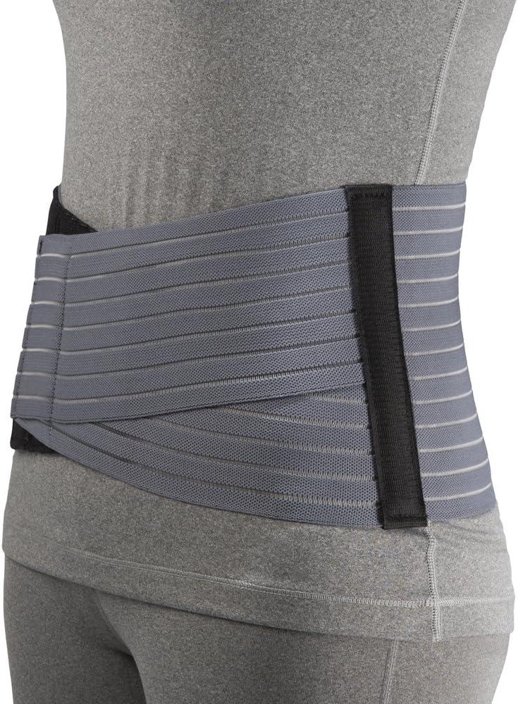 OTC Lumbosacral Support for Women, 7-Inch Lower Back, Select Series (Small, Grey)