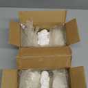 Soaoo 24 Set Christmas Ceramics to Paint DIY Painting Kit, 24 Pcs Unpainted Christmas Ceramic Crafts with 50 Magnets, 2 Sets 12 Color Paints and 4 Brushes Design and Paint Your Own