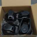 CHENGU 4 Pcs Aluminum Water Bottle 25oz Aluminum Reusable Bottles Lightweight Snap Lid Sports Water Multipack Easy Carry Leak Proof Travel for Gym Camping Hiking Outdoor Fishing (Black)