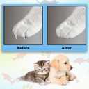 kathson 6 Pcs Cat Nail File Scratcher,Cats Scratch Stickyback Sandpaper Replacement Dog Nail Paw Scratch Pad with Hanging Hole Nail Files Scratching Strips for Pet Manicure Pedicure (Blue,11''x14.9'')