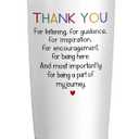 Christmas Thank You Gifts for Women Men - 20 oz Stainless Steel Insulated Coffee Tumbler with Lid - Christmas Inspirational Thank You Appreciation Gifts for Teachers Friends Boss Coworkers