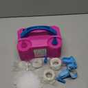 SINBEE Balloon Pump, Balloon Pump Electric, Portable Dual Nozzle Electric Blower Air Pump Inflator for Party Decoration. Faster and Save Time (Rose Red)