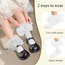 SAOROPEB Toddler Ruffle Socks, 3 Styles5 Size, Frilly Dress Socks for Girls Princess Lace Ruffles Socks Set (6-12 Months, White-black)