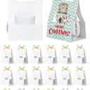 PYD Life 20 Pack 11 OZ Sublimation Mugs Blanks Gift Boxes Bulk Matte White 5.5" x 3.3" x 7.7" with Golden Ribbon for Heat Press Transfer