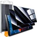 UniqueMe for Samsung Galaxy S24 Ultra Privacy Screen Protector, [Automatic Sticking] 9H Full Coverage S24 Ultra Screen Tempered Glass Anti-Spy Bubble Free Case Friendly - 2 Pack