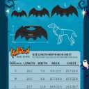3 x Halloween Dog Bat Wings Costume, Pet Halloween Cosplay Party Dress Up Clothes with Pumpkin Bells for Dogs and Cats (Medium)