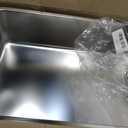 Stainless Steel Litter Box, 23.6x15.7"x6" Deep Stainless Steel Cat Litter Box Extra Large, XL Metal Litterbox for Big Cats with High Sides, Non Stick Surface, Easy to Clean