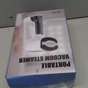 Vacuum Steamer for Clothes, 3200Pa Suction Handheld Clothes Steamer, Dual Mode, LED Display, Portable Travel Steamers for Clothes, Steaming & Ironing 2 In 1, 160ml Water Tank (for 110-120V) - White