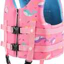 Pottwal Swim Vest for Kids - Swim Jacket - Made of Neoprene & EPE - with Adjustable Crotch Strap Small