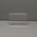 HELPLEX Acrylic Frames, 2 Pack 5x7, 24mm Thicker Frameless Clear Frame, Double Sided Magnetic, Free Standing Desktop Display