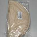 SHACOS 15 inch Beige Round Placemats Set of 12 for Dining Table Woven Braided Circle Place Mats Kitchen Placemat Washable Table Mats