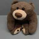 Fiosnow Weighted Stuffed Animals for Adults Brown Bear 3.5lbs 24" Weighted Plush Animals for Kids Throw Pillow Hugging Toys