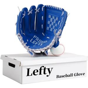 Urby Left Handed Baseball Glove, Left Handed T Ball Glove for Lefty, Left Hand Throw Only. T-Ball & Youth Baseball Gloves. (10.5in Age 4-7, Blue) Urby Left Handed Baseball Glove, Left Handed T Ball Glove for Lefty, Left Hand Throw Only. T-Ball & Youth Baseball Gloves. (10.5in Age 4-7, Blue)