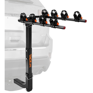 TACKLIFE 4-Bike Rack for Car, Bicycle Car Carriers, Hitch Bike Rack | TLBCR1A