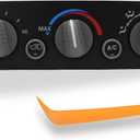 Flecto 599-006 AC Heater Control Panel with Rear Defogger - 1996-2000 Chevy, Cadillac, GMC (Escalade, C1500, Suburban, Tahoe, Yukon) - Replaces OEM 9378805, 16231165