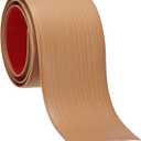 PATIKIL Self Adhesive Floor Transition Strip 10 ft x 3" Vinyl Flat Divider Flooring for Joining Floor Gaps Carpet Transition Floor Tiles, Yellow Oak