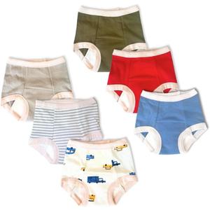 Peejamas Daytime Trainers  Comfortable Toddler Underwear for Potty Training  Diaper Replacement Training Pants for Toddlers  EasytoClean Training Pants (6Pack  Bold Explorer, 4T)
