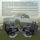 F150 Door Latch Striker Pin Compatible with Ford F150 F250 F350 1999-2016 Replace 9L3Z-1522008-A 9L3Z1522008A F150 Crew Cab Door Striker, F150 Door Lock Mechanism, 2 Pcs