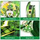 2 x St. Patrick's Day Decorations Kit with Lucky Banner, Hanging Swirls, Glitter Shamrock Garlands, Paper Pompoms for St. Patrick's Day Decor, Irish Themed Party Favor, Home, Office