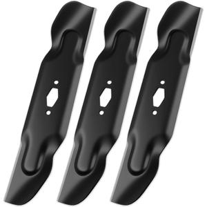 HQPASFY 742P05094 High Lift Blades Compatible with Cub Cadet Enduro XT1-LT50 Ultima ZT1-50 ZT2-50 with 50'' Deck, 490-110-C193 Lawn Mower Blades Replace for Troy Bilt/Craftsman CMXGZAM110193, 3 Pack