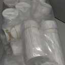 Mimorou 16 Pcs 7.48 Inch Thanksgiving Vases for Centerpieces Mason Jars with Twine Bow Galvanized Metal Flower Vase Rustic Vintage Farmhouse Tin Bucket for Wedding Home Table (White)