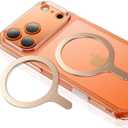 ESR for MagSafe Sticker, MagSafe Ring, 2 Pack Metal Ring for Phone case, Universal Wireless Charger Conversion Kit for iPhone 17/16/16e/15/14/13/12/11, Galaxy S24/S23/S22, Google, and More (Titanium)