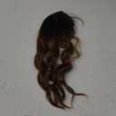 forfeels Synthetic Hair Topper Ombre Color Toppers For Women With Thinning Hair Curly 20 Inches Side Part Hairpieces For Women Solving Slightly Loosing And Gray Adding Volume (RH4/30K/27P)