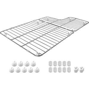 K-6449-ST Kitchen Sink Rack for Kohler Whitehaven K-5826 & K-5827  304 Stainless Steel Sink Protector Grid, Fits 26.18"x14.76"