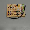 Joyreal Wooden Busy Board with LED Light, Montessori Toddler Toys, Wooden Sensory Board, Toddlers Activity Travel Toys for Boy & Girl Birthday Gift (Farm Theme)