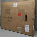 34-53" No Bottom Bar Baby Gates Dog Gate for Stairs, 39" Extra Tall Child Safety Gate with Auto Close Design, Large Walk Thru Door, Extra Wide Hardware Mount Pet Gate for Doorways Deck Indoor Outdoor (White)